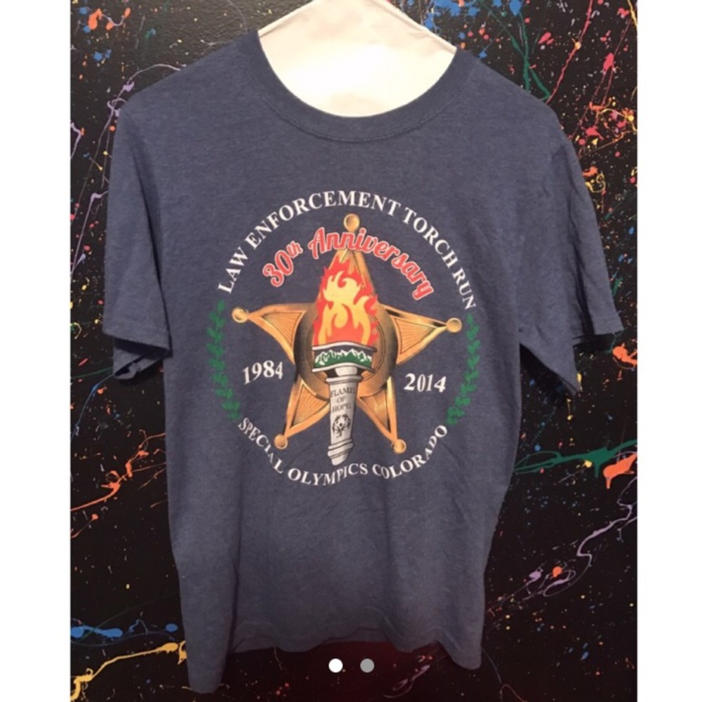 Special Olympics law enforcement torch run tshirt